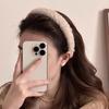 Diadema de Peluche Más Fácil de Combinar para Mujer al Salir, de Gama Alta, Moda y Tendencia, Nueva Diadema 2024, Pinza para el Cabello para Lavarse la Cara, Adorno para la Cabeza de Otoño e Invierno