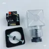 Caja de Conexiones para Bobina de Válvula de Pulso Electromagnético Hidráulico Din43650A Enchufe Terminal Neumático con Luz LED CC CA
