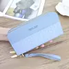 Cartera de Mujer Nueva 2025 Larga de Moda con Cremallera Multifuncional de Gran Capacidad Estilo Coreano Porta Tarjetas Bolso de Mano