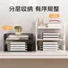 Suporte de Arquivos Multi-camadas Estante de Livros Suporte para Livros Rack de Armazenamento para Mesa de Escritório Organizador de Arquivos Documentos Papel A4