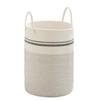 Cesta para Ropa Sucia de Cuerda de Algodón Cesta Tejida Cesta de Almacenamiento Plegable Hogar Cesta para Ropa Sucia de Cuerda de Algodón Cubo de Lavandería Cesta Comercio Exterior Transfronterizo