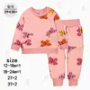 Sudadera de Otoño Nueva de Cuello Redondo Transfronteriza Material Ropa para Bebés y Niños Traje de Dos Piezas Traje Deportivo Casual [Mayoreo]