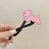 Horquilla con forma de perro para mujer, estilo 2024, de alta gama, con clip de tiburón