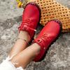 Zapatos de Moda de Exportación Transfronteriza de Talla Grande para Mujer 2024 Nuevos Color Puro Versátil Casual Flats Suela Suave Superficie Suave Zapatos de Mamá
