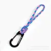 Cordón para llavero de siete hilos tejido a mano, gancho de mano anti-pérdida, gancho multifuncional para acampar al aire libre, gancho de liberación rápida de alambre de acero
