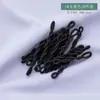 Cuerda para el cabello japonesa y coreana para adultos jóvenes, banda para el cabello, banda de goma de alta elasticidad para niños, cuerda para el cabello negra para mujer, cuerda para el cabello enlatada al por mayor