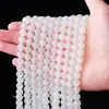 Ágata Natural Cuentas Sueltas Tiras Largas Semiacabadas Ágata Rojo Ágata Amarillo Cuentas Redondas Pulseras Accesorios Decorativos de Cristal Venta al por Mayor