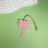 En stock Colgante de Cuero con Forma de Palmera Datilera Personalizado Tipo Cocotero de Oriente Medio Accesorios para Bolsos Ropa Joyería de Palmera Decoraciones Colgantes