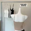 Camisola sexy hermosa espalda con almohadillas en el pecho tirantes finos ajustables strapless adelgazante cómoda sexy corta strapless