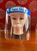 Protetor facial protetor de alta definição com faixa de cabeça de esponja, máscara de isolamento facial completa anti-respingos e anti-respingos de óleo, disponível para atacado