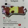 Soporte Metálico Recto de Resina Epoxi Adecuado para Perros de Pelo Largo, Clip Adhesivo Trasero para Teléfono Caricatura Acrílico Plegable Perro Dachshund