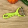 Directo de Fábrica mango de plástico acero inoxidable rallador de melón pelador de frutas y verduras utensilio de cocina para el hogar