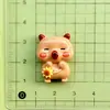 Urso de banho fofo de desenho animado urso infantil feito à mão diy acessórios de cola de creme resina adesivo de geladeira pacote de material para grampo de cabelo