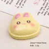 Accesorios de Resina DIY de Dibujos Animados Joyería Fondo Grueso Cabeza Kawa Pegamento Cremoso Pasador Funda para Teléfono Móvil Hebilla de Zapato Llavero Colgante