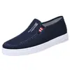 2026 Novos Sapatos de Tecido de Primavera e Verão de Pequim, Sapatos de Trabalho Resistentes ao Desgaste, Sapatos Casuais Antiderrapantes, Sapatos de Lona, Sapatos para Caminhada para Homens