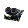 Módulo de Câmera USB Binocular com Reconhecimento Facial Dinâmico Amplo de 2 Milhões de Pixels, Detecção de Vida Real, Personalizável e Sem Driver