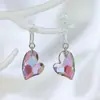 Super Design de Sonho brincos de cristal coloridos luxo leve nicho alta qualidade versátil moda joia de orelha fábrica atacado