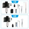 Cabezal de Extrusión de Bambú Hotend para Impresora 3D Tuo X1C/P1P Boquilla de Acero Componente de Extrusión Resistente a Altas Temperaturas