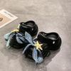 Ropa Exterior Slip-On Zuecos Sandalias Pequeñas Antideslizantes para Mujer 2025 Nuevo Verano Estilo Coreano Baotou Zapatos de Mujer de Suela Gruesa