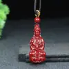 Colgante de Buda Guanyin de Arena de Cristal, Arena Granulada, Cinabrio, Arena Oro Púrpura, Luz de Buda Guanyin, Buda Maitreya, Colgante de Buda, Suministro al Por Mayor