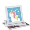 Mona Lisa Bordado a Punto de Cruz Enmarcado Pintura Infantil Kit de Materiales DIY Decoración de Mesa Kit para Principiantes