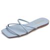 Novedad Celebridad de Internet Pantuflas para Mujer Verano 2021 Moda Estilo Coreano Pantuflas Planas Sencillas Zapatos Casuales Perezosos