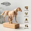Fábrica de Origen - Artesanías de Caballo Mecánico de Madera Maciza, Talla de Madera Móvil, Adorno para Graduación, Ceremonia de Apertura, Inauguración de Casa, Regalo Auspicioso, Festividad