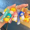 Chaveiro Criativo de Pato Torto Fofo, Acessório de Cabeça, Boneca, Pequeno Pingente, Desenho Animado Fofo, Pingente para Chaveiro de Carro, Mochila Escolar