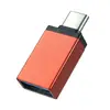 Adaptador de Pen Drive de Liga de Alumínio Usb3.0 para Tipo C Micro V8 Adaptador Otg para Celular Adaptador