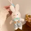 Boneca de Desenho Urso de Pelúcia Pingente Pequeno Coelho Morra Boneca Chaveiro Bolsa de Brinquedo Pingente