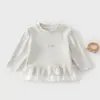 Camiseta de Manga Larga para Niña Primavera y Otoño 2026 Nuevo Estiloso Top Infantil Ropa de Princesa para Bebé Camiseta Básica de Primavera