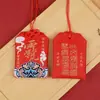 Amuleto de Oración con Patrón de Ola Marina, Bolsita para Zona Turística, Pequeño Regalo para el Festival de Medio Otoño, Bolsitas al por Mayor, Accesorios para Coche de Regalo, Adorno Colgante, Amuleto