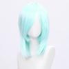 Youqi Peluca Universal cos Cabeza Bobo 40cm Flequillo Oblicuo Cabello Mediano Largo Multicolor Opcional Estilo Hair Niang Cobertura Completa de Cabeza