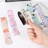Régua Magnética Flexível Macia Cartoon Criativa Multifuncional com Formato Especial, Régua Fofa Dobrável de 15cm para Estudantes, Material Escolar para Crianças