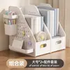 Suporte para Livros Caixa de Armazenamento de Mesa para Livros Organizador de Livros Painel Perfurado para Estudantes Prateleira de Armazenamento para Dormitório Escritório Gadget