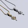 Collar con Colgante de Estrella de Ocho Puntas Incrustada de Diamantes para Hombre, Diseño Moderno y Versátil, Accesorios de Personalidad de Nicho al por Mayor