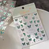 Colección de Pegatinas para Uñas Mariposa: Nuevas Calcomanías Adhesivas para Uñas de Mariposa Blanca Delgadas Flexibles con Relieve de Hada Nuevas de Moda al por Mayor