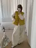 Chaleco de mujer, nuevo estilo 2026, chaleco ligero de algodón acolchado, prenda exterior sin mangas cálida de estilo coreano para otoño e invierno