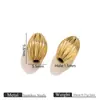 Aço Inoxidável Banhado a Ouro 18K Padrão Abóbora Contas Gota d'Água Contas Espaçadoras DIY Acessórios para Joias Artesanais Materiais Atacado