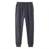 Pantalones de chándal estilo pareja Cómodos Transpirables Deportivos Largos Unisex Casuales Algodón Holgados Versátiles Estampado Bordado Logo