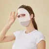 Yu Yue 2026 Nova Máscara Facial Completa de Seda de Amora Respirável Anti-UV Proteção Solar Primavera/Verão Máscara Facial de Seda