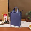 Festival do Meio Outono Presentear Sacola Não Tecida Espessa Sacola Tote Grande Ecológica Sacola de Presente Sacola com Zíper para Bebidas Personalização