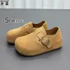 Mocassins femininos estilo Birkenstock, ultra macios, com sola grossa e cobertura total, novos sapatos casuais slip-on outono 2026