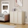 Gabinete de Balcón, Gabinete de Almacenamiento de Ventana Abuhardillada de Acero de Pie, Gabinete Bajo, Impermeable y Resistente al Sol, Gabinete de Almacenamiento para Artículos Varios y Zapatos, Diseño Moderno y Sencillo
