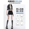 Shorts de Mezclilla Negros para Mujer, Tendencia Verano 2026 Versátiles Nuevos Ajustados Favorecedores Ultra Cortos Hot Pants para Ropa Exterior