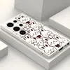 Capa de celular ins com laço de coelho de desenho animado pintada à mão para Samsung Galaxy S24 FE capa protetora à prova de quedas atacado