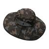 Sombrero de Hombre de Ala Ancha de 15 cm Anti-ultravioleta para Montañismo, Viajes, Actividades al Aire Libre, Pesca, Sombrero de Pescador, Sombrero con Cobertura Facial Completa