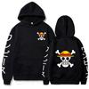 One Piece One Piece Sudadera con Capucha y Sudadera de Terciopelo Transfronteriza Sudadera con Capucha de Anime