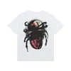 Camiseta de Verano Clásica de Manga Corta para Hombre Vlone Fog Mosaico Estampado Reflectante Marca de Moda V Grande Ajuste Holgado