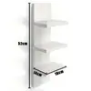 Estante de Esquina para Montar en la Pared para Uso Doméstico, Estante de Almacenamiento Triangular para Pared, Estante Divisor de Esquina, Estantería de Múltiples Niveles, Estante de Almacenamiento Múltiple en Pared para Cocina